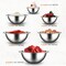 Nutrichef Kitchen Mixing Bowls - Food Mixing Bowl Set, Stainless Steel (6 Bowls) NCMB6PC - alternate 6
